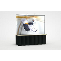 Economy Plus 8' Curved Tabletop Pop-Up Display with Graphics